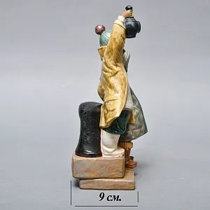 Коллекционная Фарфоровая статуэтка «Дети с фонарем», Lladro серия Грес, Испания.