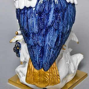 Редкость! Большая Коллекционная Статуэтка «Птица - ПОПУГАЙ КАКАДУ», Фарфор, Италия 60-гг. 