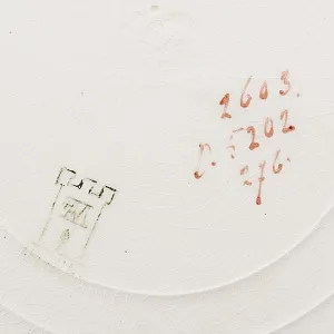 Антикварный Набор тарелок для подачи рыбы - 3 шт., FRANZ ANTON MEHLEM Германия, 1885 -1920 гг.