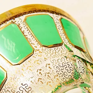 Орешница - Вазочка - Конфетница из серии «Зелёный Изумруд», ERNST WITTIG, Германия.