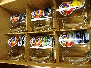 Набор Стеклянных Кружек 6 штук - Автомобили СССР