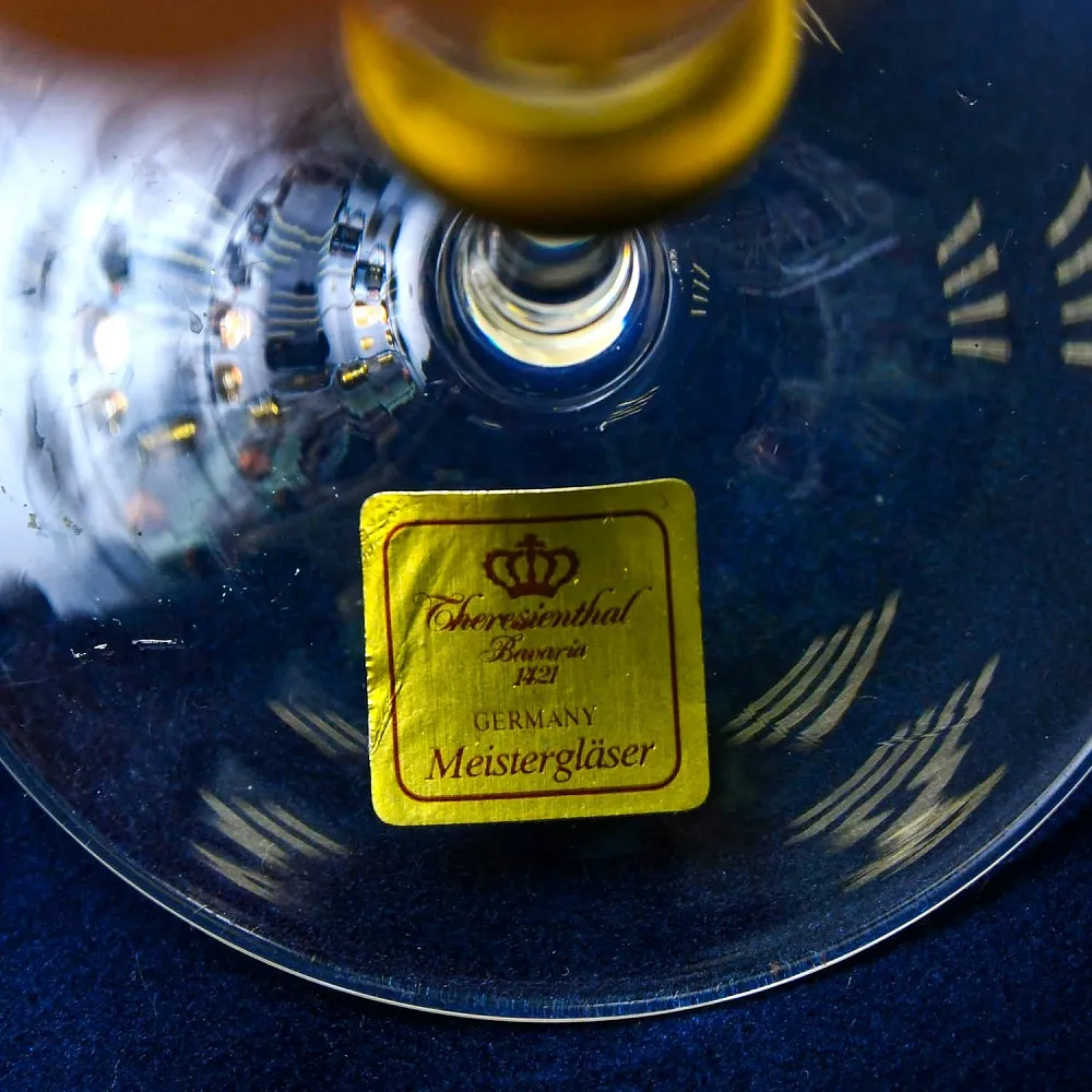 Эксклюзивный Коллекционный Бокал для Шампанского серия «Millenium - 2000», Theresienthal Германия.