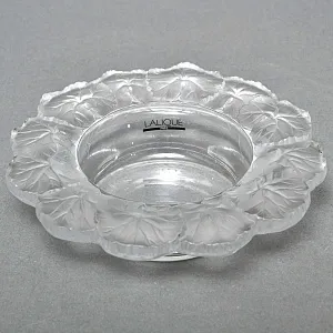 Хрустальная Конфетница - Орешница - Мелочёвница, Lalique Франция, 70-е годы ХХ века. 