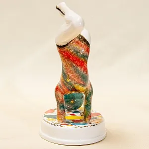 «Гимнастка с мячом» - Авторская Коллекционная Фарфоровая Статуэтка, Россия.