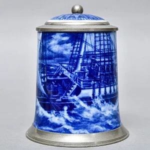 Коллекционная Пивная Кружка «Барк „Фюрст Бисмарк“ в Ревущих Сороковых», Berlin Design Германия -1979 год.