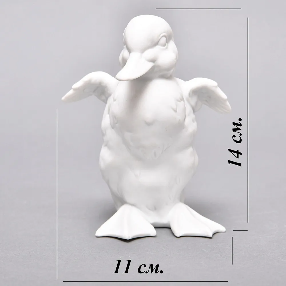 Коллекционная статуэтка «УТЕНОК», Бисквитный фарфор, ROSENTHAL Германия - XXI век. 