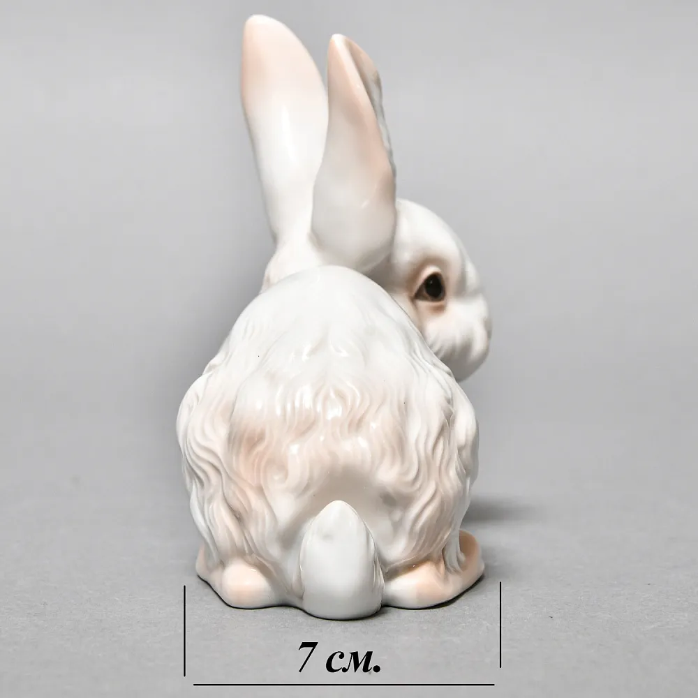 Коллекционная Фарфоровая статуэтка «Белый Кролик», Rosenthal Германия - 1938 год. 