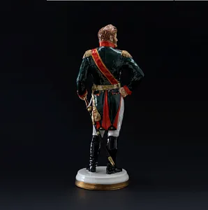 Коллекционная Авторская Статуэтка «Генералы Отечественной Войны 1812 года - Ермолов А.П.», фарфор, Россия. 