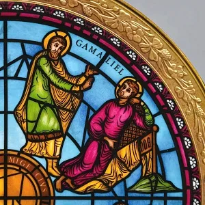 Фарфоровая Тарелка «Житие Святого Стефана. Витражи Шартрского Собора», Krautheim & Adelberg Германия.