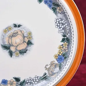 Набор подстановочных тарелок - 8 штук «Бургундия», Фарфор Goebel Германия, 1972 - 1979 годы.