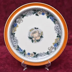 Набор подстановочных тарелок - 8 штук «Бургундия», Фарфор Goebel Германия, 1972 - 1979 годы.