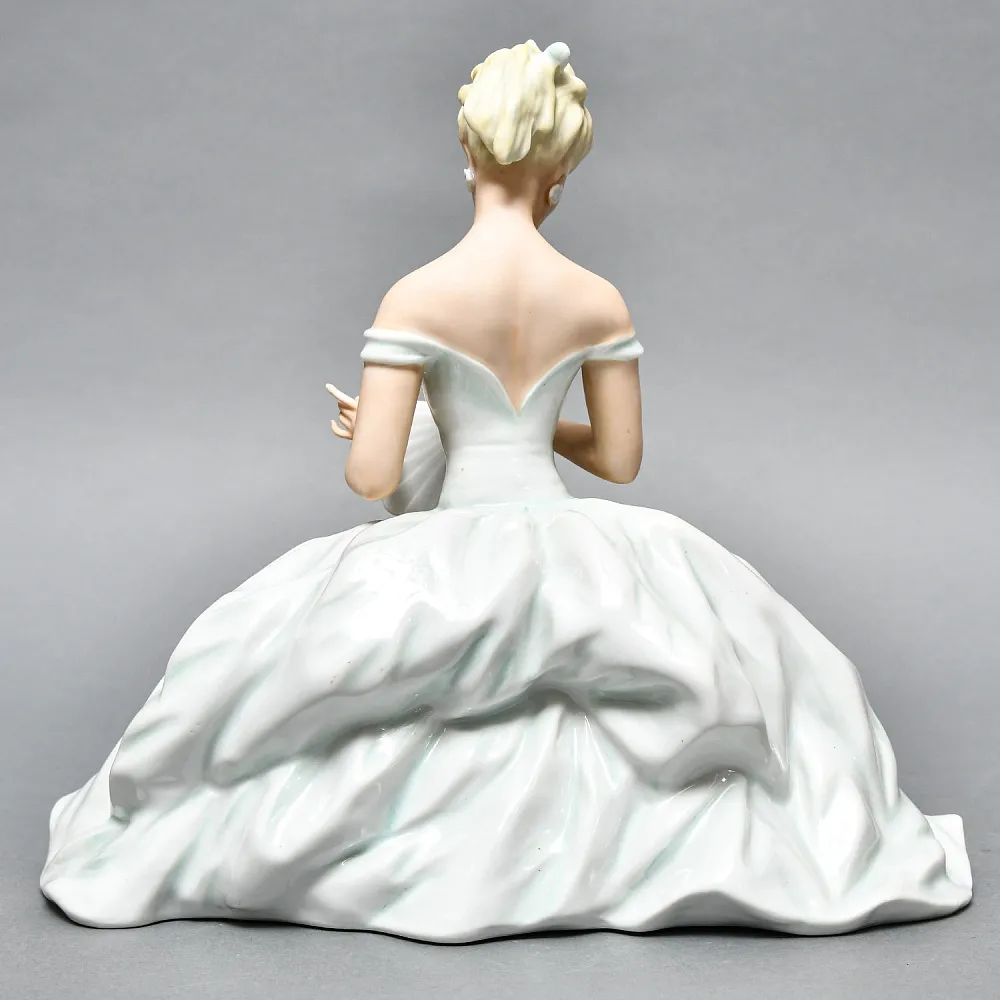 Фарфоровая статуэтка «Балерина, Танцовщица c Веером», WALLENDORF Германия 1953-1962 годы.