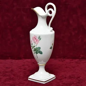 Коллекционный Фарфоровый Кувшин - Ваза «Садовые Розы», KAISER Porzellan Германия, 1960 - 1967 годы.