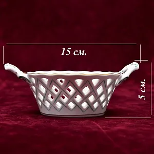 Фарфоровая Вазочка - Сухарница - Мелочевница «Индийский Цветок» , HEREND Венгрия.