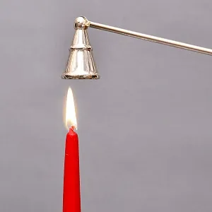 Винтажный «Гасильник - Тушитель» - Приспособление для Тушения Горящих Свечей, Silverplated SHEFFIELD Англия.