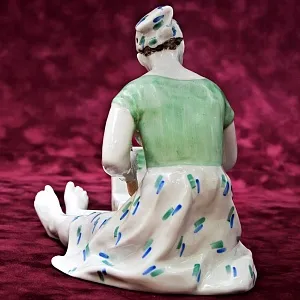 Редкая! Коллекционная Авторская Фарфоровая статуэтка «На Этюдах», ДФЗ - Дулево, СССР 50 гг. 