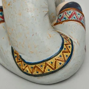 Фарфоровая Статуэтка  «Эскимос девочка - замерзла», Грес Lladro, Испания - 1985 год.