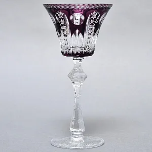 Антикварный Хрустальный Бокал для вина, Knittel FAKIRIS, Германия, конец 30-х гг.