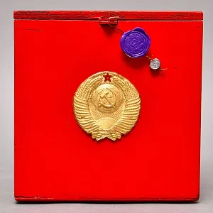 Редкость!!! Оригинальная «Выездная Урна для голосования» - Ящик, Дерево, СССР -1980 г.