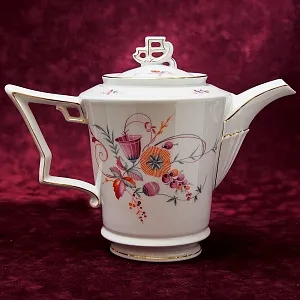 Чайный сервиз «TIRANA» на 4-е персоны Фарфор Розенталь / Rosenthal Германия -1930 год.