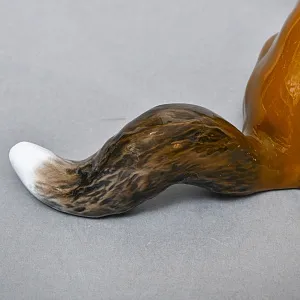 Коллекционная Фарфоровая статуэтка «Лиса на охоте», Rosenthal Германия, 1974 - 1982 годы. 