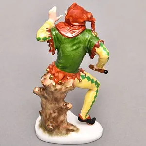 Редкая Фарфоровая статуэтка «КЛОУН В КАПЮШОНЕ», ROSENTHAL Германия, 1983 - 1991 годы. 