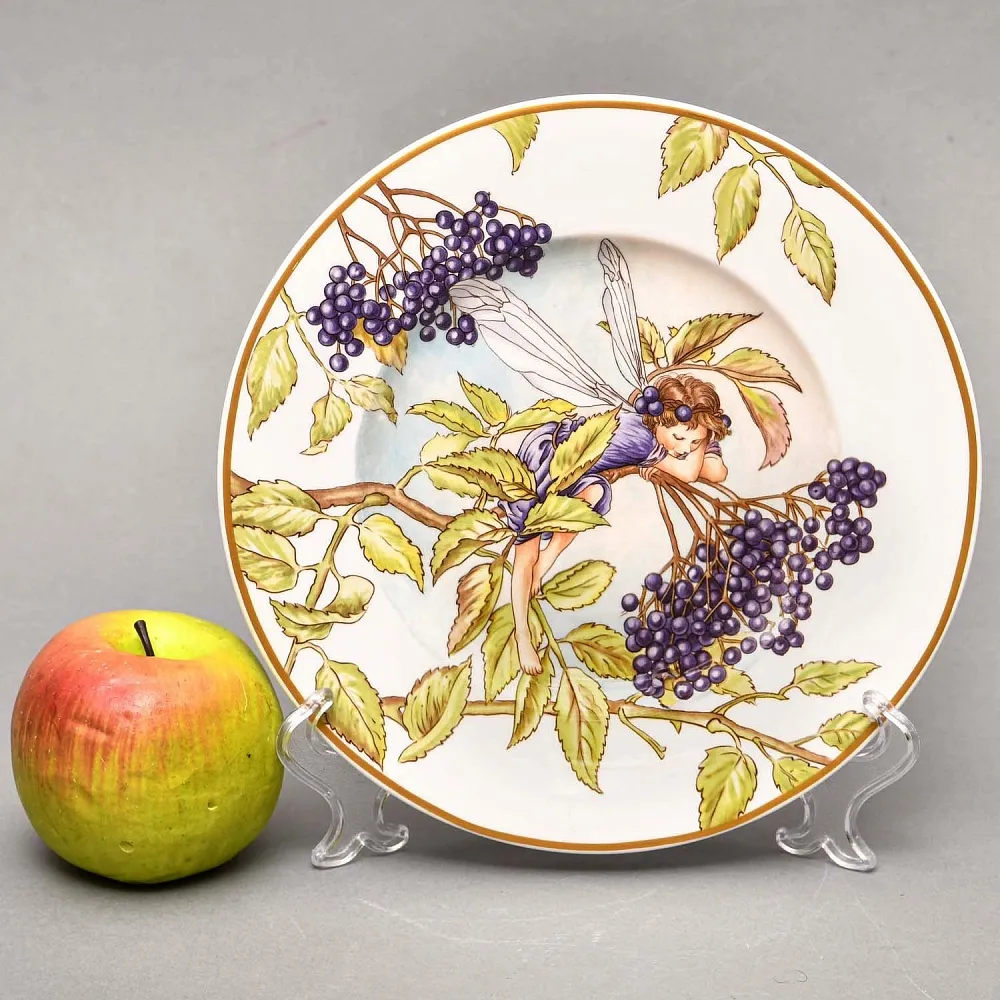 Коллекционная Фарфоровая Тарелка «Фея Бузины», Heinrich Villeroy&Boch Германия - 80 гг.