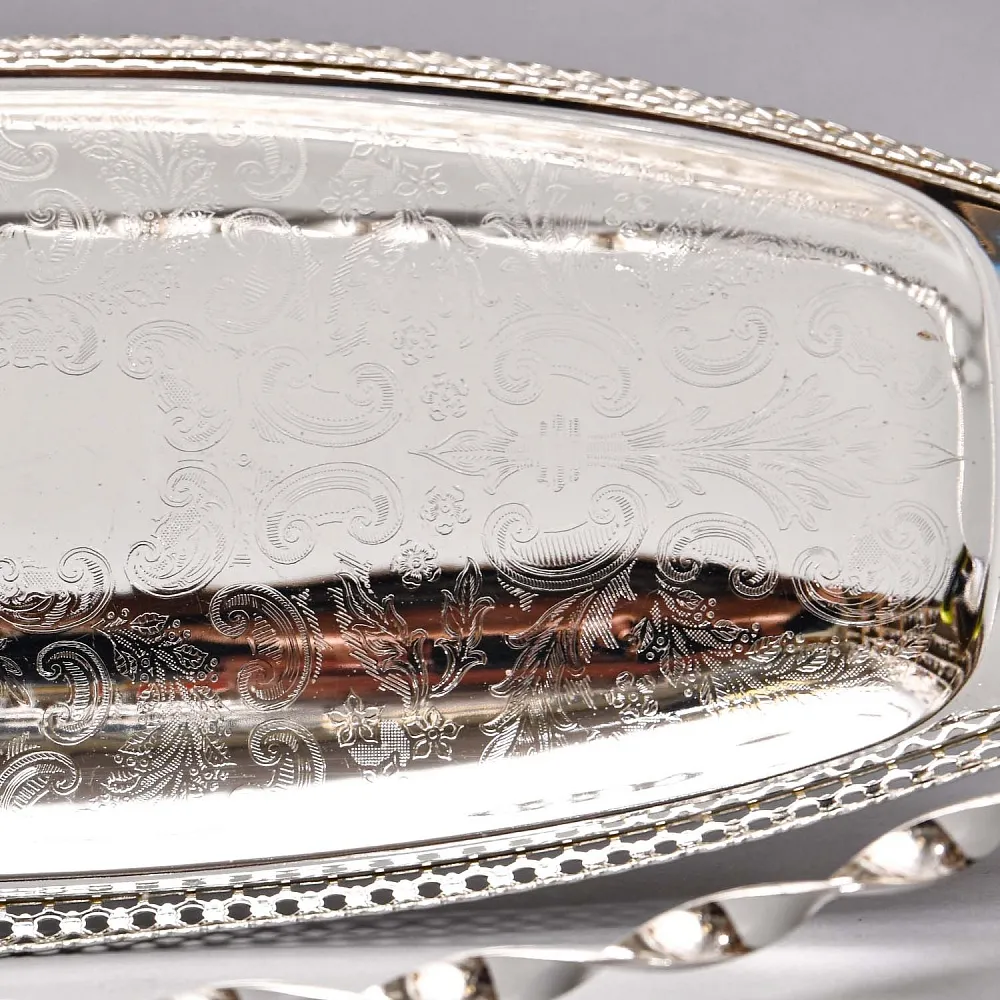Винтажная Сухарница - Конфетница - Фруктовница, Метал Silverplate, Sheffield Англия, 70-е гг.