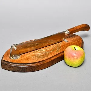 Винтажная Ручная Хлеборезка - Нож, сталь R.S.THIERS INOX, Франция 70 -е годы ХХ века..