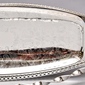 Винтажная Сухарница - Конфетница - Фруктовница, Метал Silverplate, Sheffield Англия, 70-е гг.