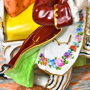 Коллекционная Фарфоровая статуэтка «Признание в любви», SP Dresden Германия.