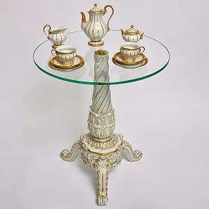  РЕДКОСТЬ!!! Фарфоровый Кофейный Столик PLAUE Von Schierholz, Германия - 1967 год.