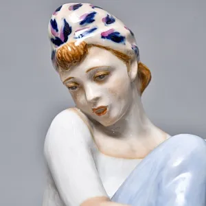 Большая Коллекционная Фарфоровая статуэтка «Бездельники», Россия ДФЗ Дулево. 