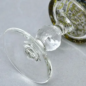 Редкость! Антикварный Стеклянный Бокал - Кубок для Вина «Воины - Охотники», Германия конец XIX века. 