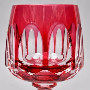 Хрустальный Бокал для вина розового цвета серия «ANTIKA», NACHTMANN Германия, 70 -е годы. 