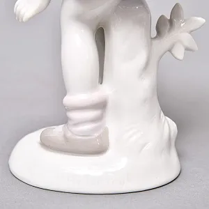 Парные Фарфоровые статуэтки «Дети. Мальчик и Девочка», Wagner & Apel Lippelsdorf Германия, 1949 - 1951 годы. 