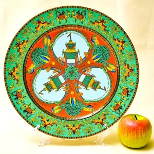 «Путешествие Марко Поло» - Коллекционная Фарфоровая Тарелка - Блюдо, VERSACE, Rosenthal Германия - 1995 год.