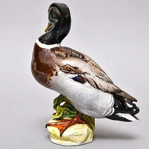 Коллекционная Фарфоровая статуэтка «Утка - Селезень», Испания, 50-70 годы ХХ века. 