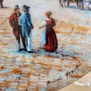 Коллекционная Тарелка «Бранденбургские ворота» Фарфор VOHENSTRAUSS, Германия -1991 год.