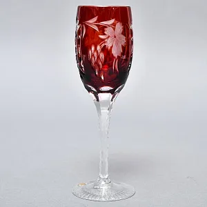 Набор 6-ть Фужеров серия «Prosecco - Виноград» Цветной Хрусталь, NACHTMANN Германия, 60-е гг.