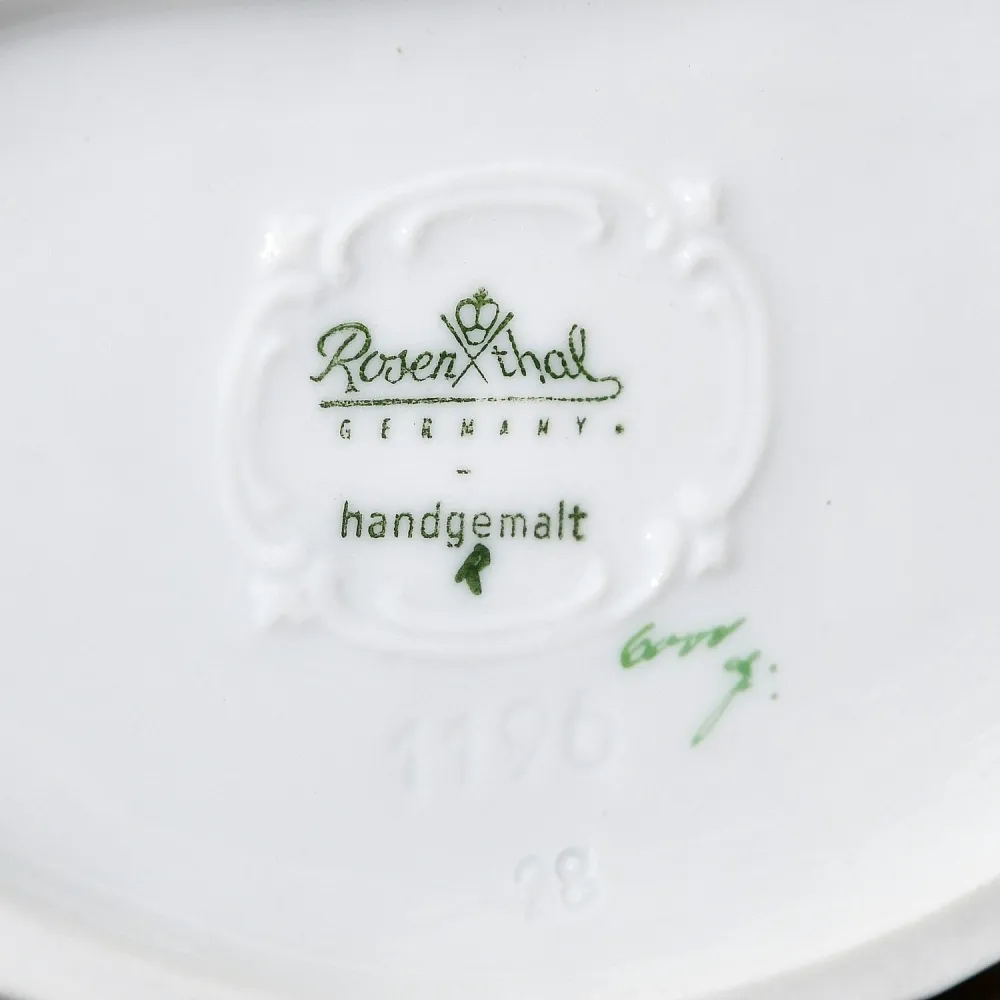 Коллекционная Фарфоровая статуэтка «Бойцовый Петух», ROSENTHAL Германия, середина ХХ века. 