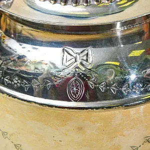 Металлический Заварочный Чайник на 1 л. Silverplate, Англия 50-е годы ХХ века.