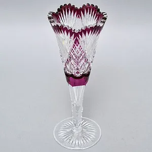 Редкость! Коллекционная Хрустальная Ваза - Бокал VAL SAINT LAMBERT Бельгия, середина ХХ века. 