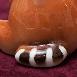 Коллекционный Триптих - Фарфоровые Статуэтки «Три Енота», ЛФЗ СССР -1962 год.