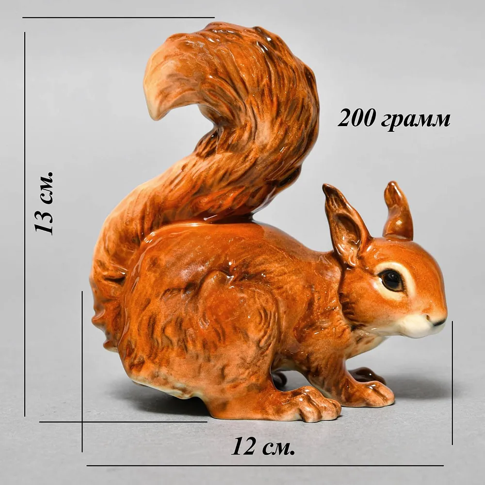  Коллекционная Фарфоровая статуэтка «БЕЛКА», GOEBEL Германия, вторая половина ХХ века.
