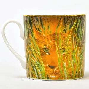 Коллекционная Фарфоровая Кофейная пара «Африканский Леопард», Rosenthal Германия - 2002 год..