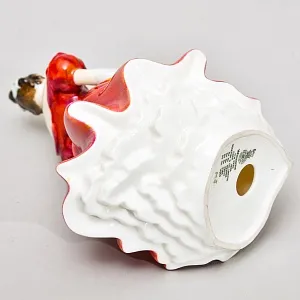 Коллекционная Фарфоровая статуэтка «Девушка с белой шляпкой», Royal Doulton Англия.