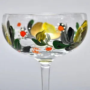 Антикварный Набор «Тет-а-Тет» Ликерные Фужеры - Рюмки, Стекло, Германия 30 -е годы ХХ века.