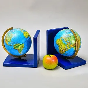 Большие Букенды - Держатель - Ограничитель - Подставка для книг «Глобус», Россия.