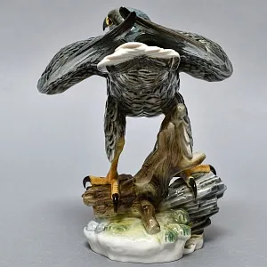 Большая Фарфоровая Статуэтка «Птица - Сокол-Сапсан», Hutschenreuther, Германия -1970 год.